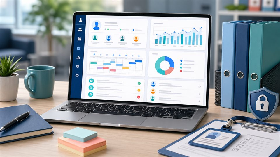 Human Resource Information System interface preview